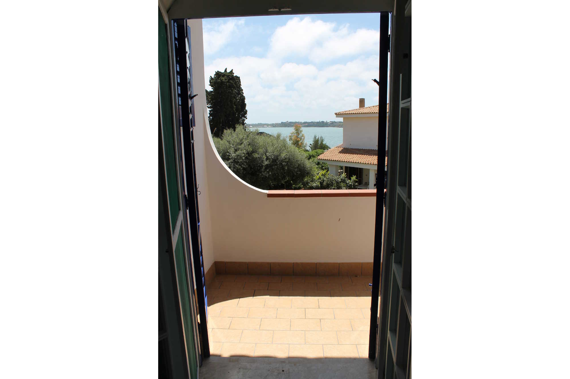 Le Saline B&B Siracusa Camera Green: vista sul mare