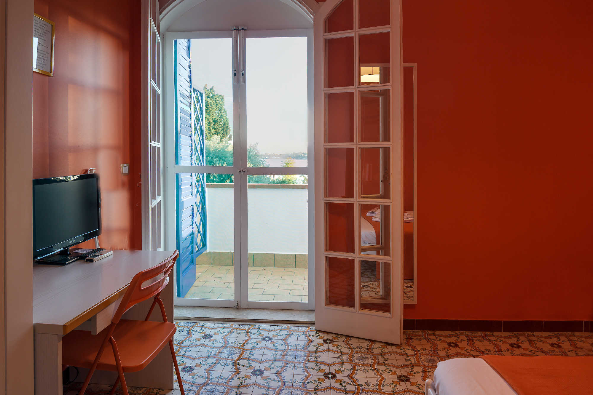 Le Saline B&B Siracusa Camera Orange: vista sul mare